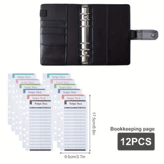 Budget Binder with 8 Zipper Pouches 12 Budget Sheets