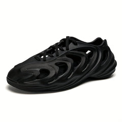 Men's Lightweight Beach Sandals Hollow Out Slip-On