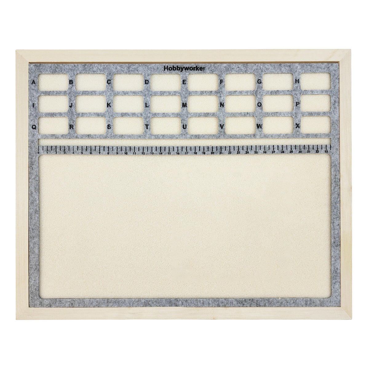 Hobbyworker Beads Mat for Beading Jewelry Making with Grids