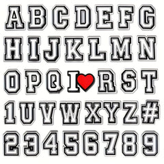 38pcs English Letters Shoe Charm Buckle Clogs Sandal Accessories