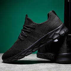 Breathable Mesh Running Shoes Slip On Athletic Outdoor Men's Sneakers