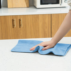 Microfiber Flat Towel Set - Quick Drying Absorbent Soft