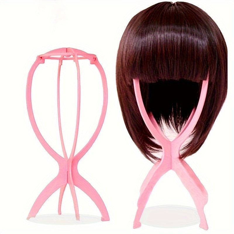 Portable Wig Stand Holder Collapsible Hat Stand All Wigs