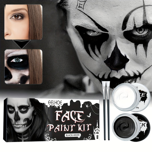 Halloween Makeup Face Paint and Body Paint Set