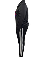  Lip Print Hoodie & Pants Set
