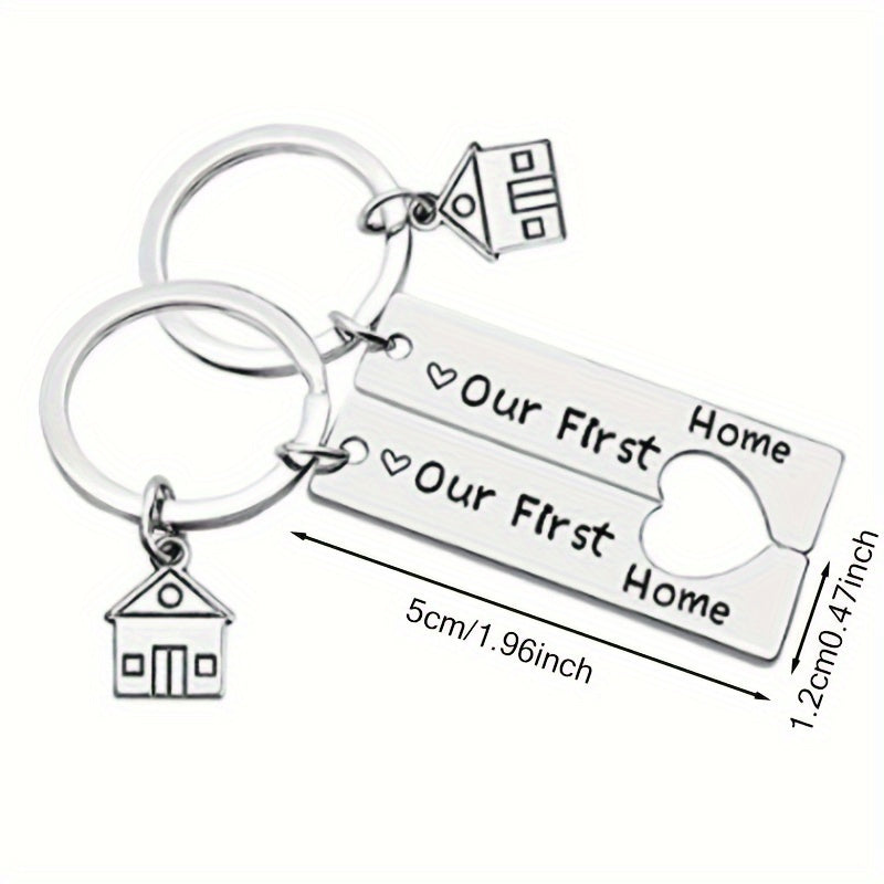 1 Pair Home Keychain Pendant Creative Decoration For Car Backpack Wallets