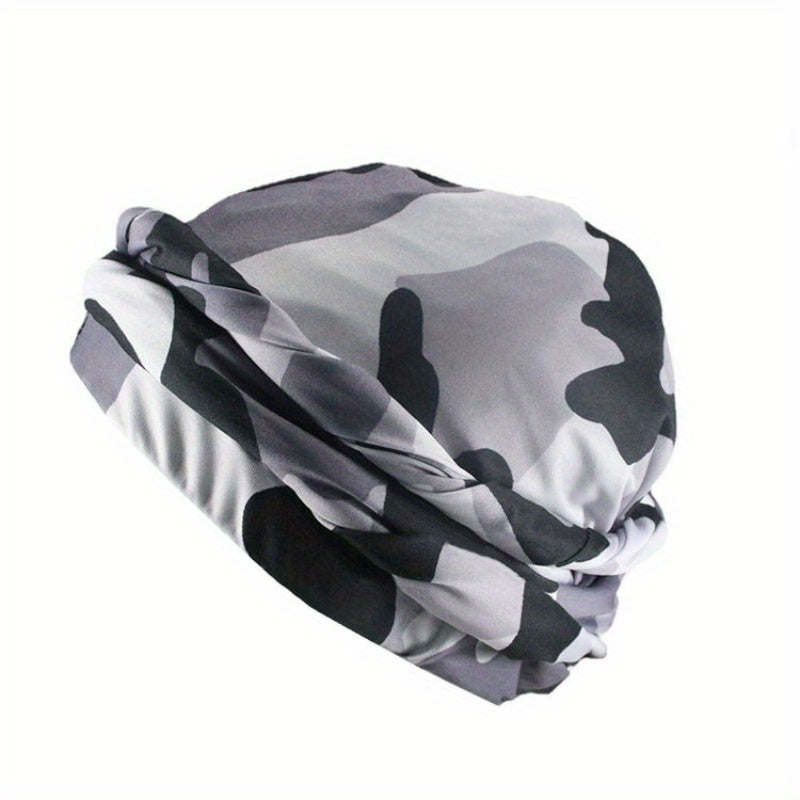 16 Colors Elastic Head Wraps Modal Satin Turban For Men