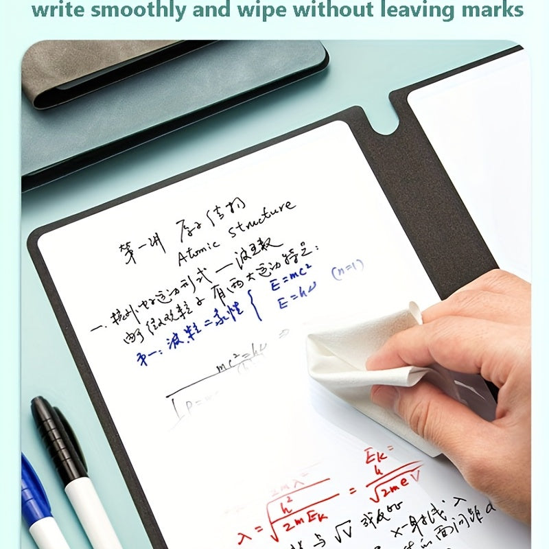 A5 Whiteboard Notebook Set with PU Leather Cover