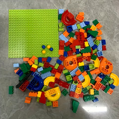 171pcs Sliding Track Building Blocks DIY Toy Interlocking Construction Assembly