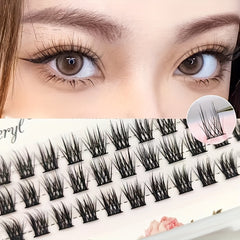 Volume Fans Comic Eyes False Eyelashes