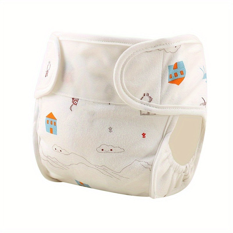 Waterproof Diaper Pants for 7-14kg Baby Skin, Breathable Washable Diaper Pocket
