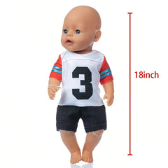 18" Doll Clothes Outfits, Ideal Birthday Gift, Ages 3+