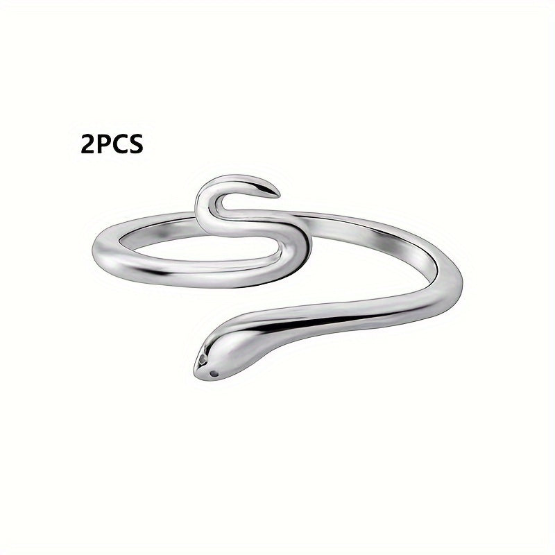 2pcs Open Crochet Ring For Finger Knitting - Fast Knitting Accessories