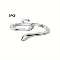 2pcs Open Crochet Ring For Finger Knitting - Fast Knitting Accessories
