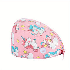 Cartoon Adjustable Work Cap For Women Animal Printed Working Hat