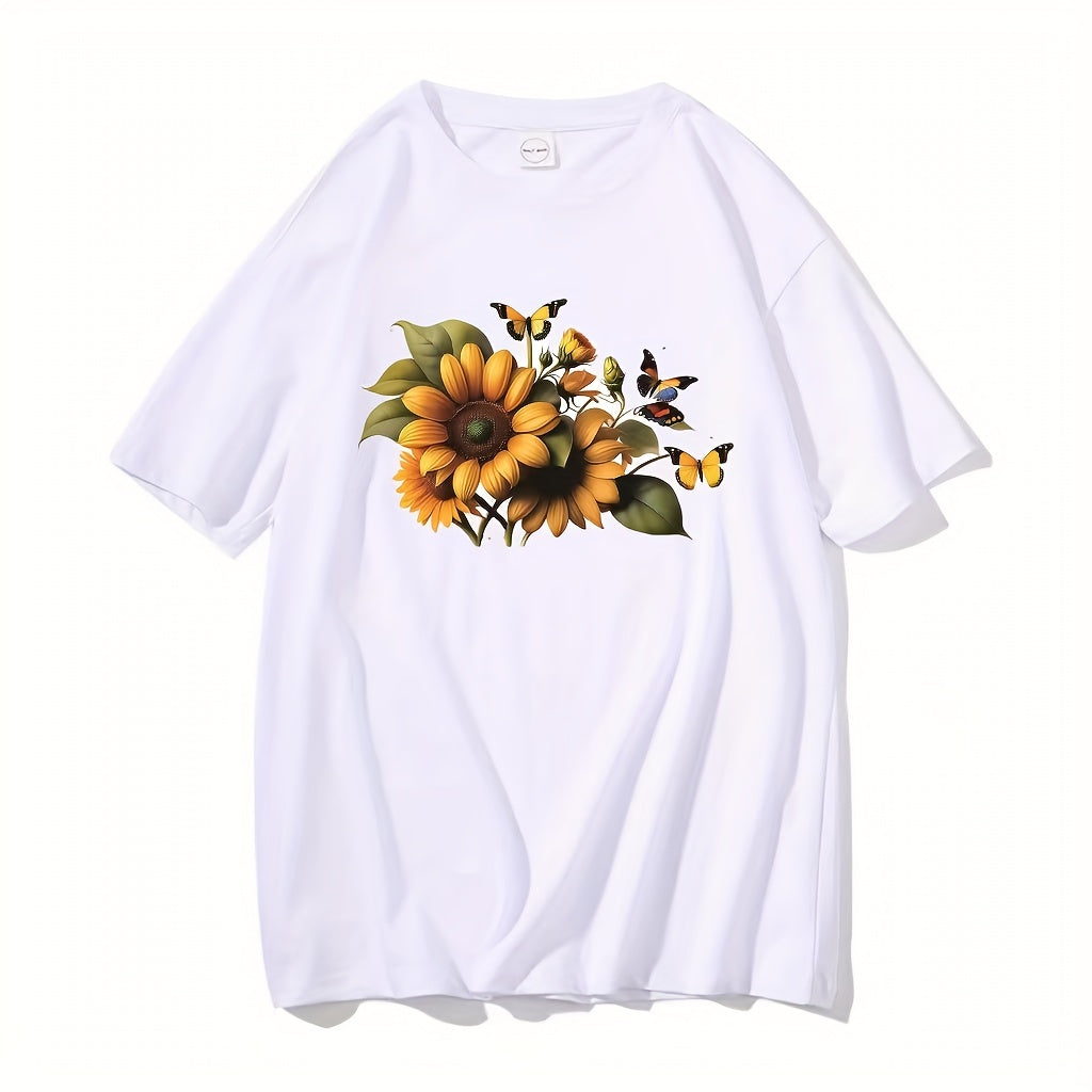 Sunflower Ink Iron on Heat Transfer Film Clothing Patch