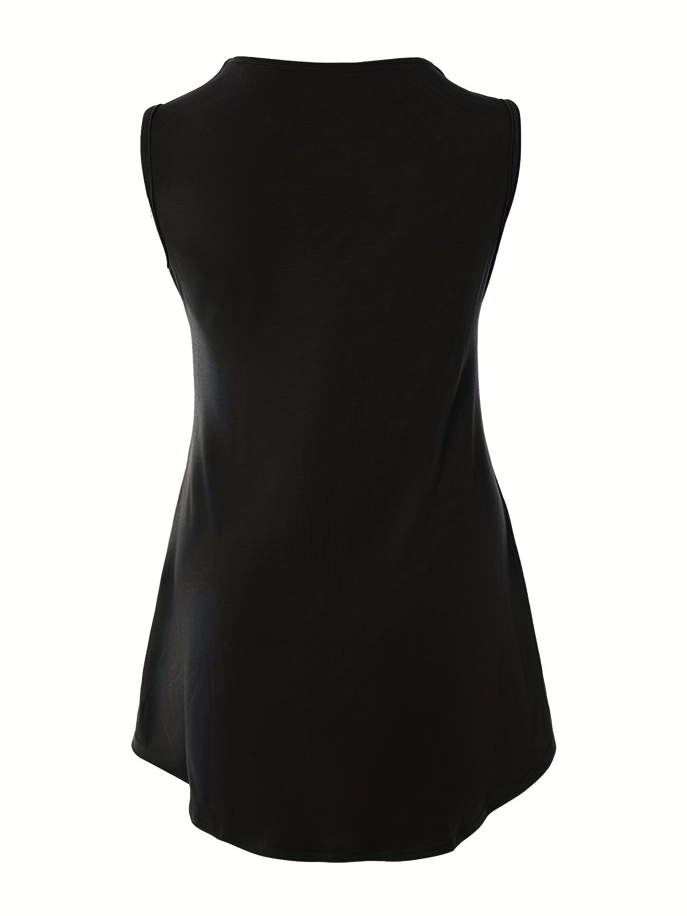  Casual Dress Women's Plus Solid Cut Out V Neck Dress
