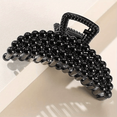 Faux Pearl Beads Hair Claw Shark Claw Hair Clip Women's Hair Accessory