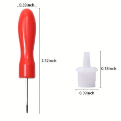 6-Pc Eyelash Glue Replacement Nozzle Caps Set for Lash Bottles