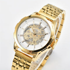 KUERST Teen Watch Steel Strap Automatic Mechanical Wrist Watch