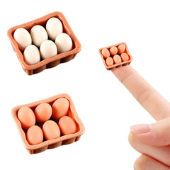 Mini Resin Egg Mini House Kitchen Decoration