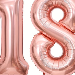 Rose Golden 16-60 Giant Foil Helium Birthday Balloon