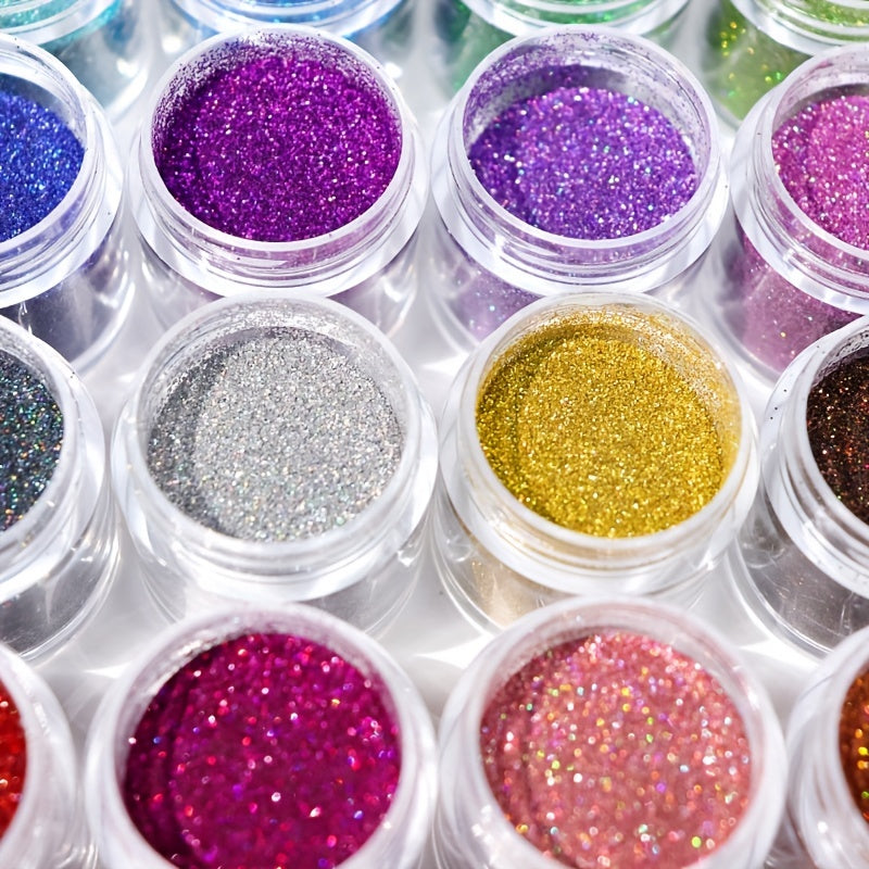 10ML Bottled Laser Face Body Glitter Powder Multi Glitter Halloween Makeup