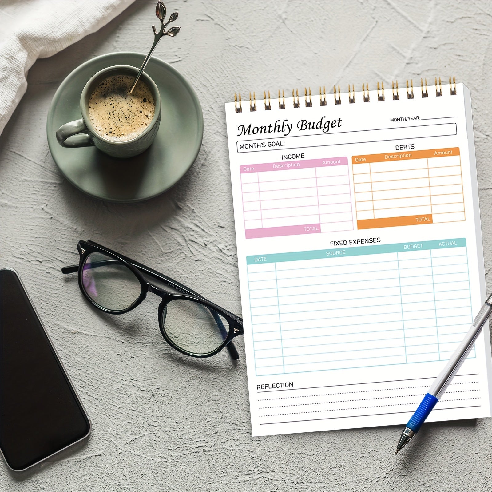 Budget Planner Notebook - Effective Money Management