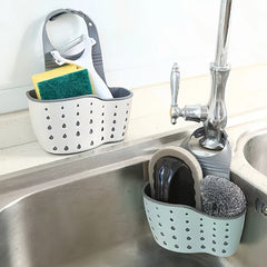 Silicone Sink Sponge Rack with Adjustable Strap