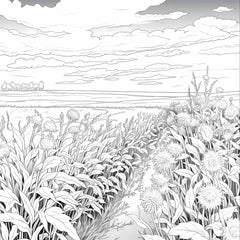 Dream Landscape Coloring Book 20 Pages Creative Relaxation Fun Winter Gift