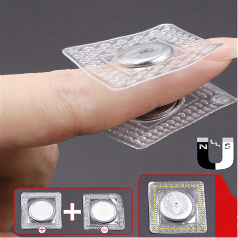 2 Pairs Magnetic Snap Buttons Sewing Accessories For Clothes And Bags