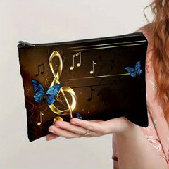 Multifunctional Zipper Clutch Bag Lightweight Toiletry Wash Bag