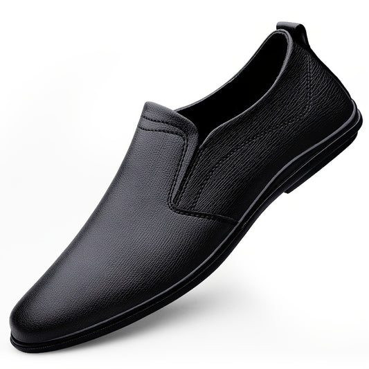 Men Leather Loafer Shoes Slip On Lightweight Dress Shoes