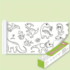 Non Toxic Dinosaur Coloring Paper Roll