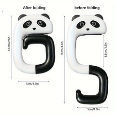 Cartoon Desktop Bag Hook Folding Table Bag Hook Travel Portable Animal Bag Hook