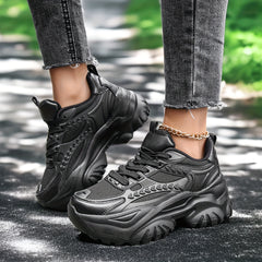 Women's Chunky Running Sneakers Non Slip Platform Sports Shoes