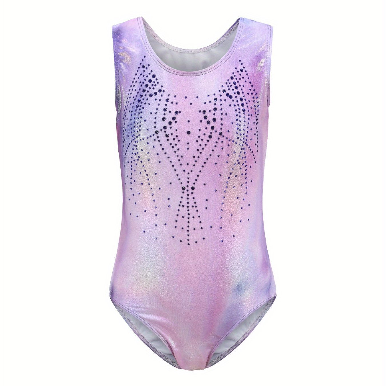Girls Sleeveless Gymnastics Romper For Dance Yoga