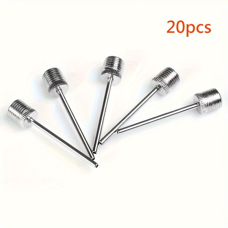 20pcs Stainless Steel Pump Needle for Basketball Football Inflating