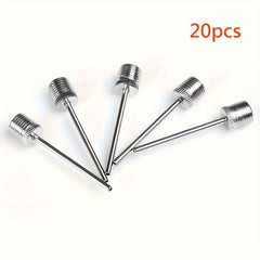 20pcs Stainless Steel Pump Needle for Basketball Football Inflating