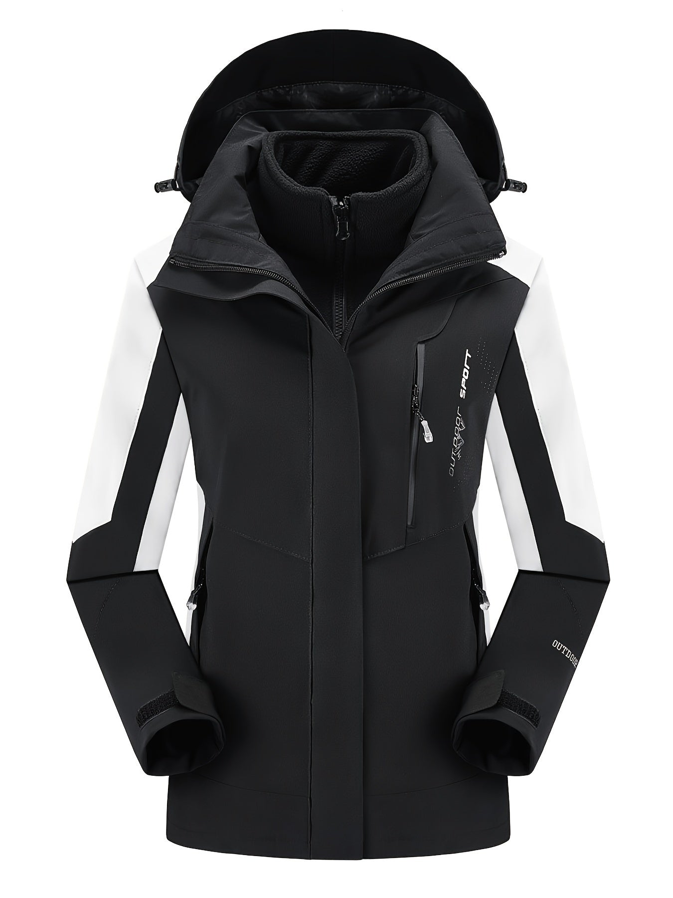 Women's 3 in 1 Outdoor Jacket Set - Windproof & Warm