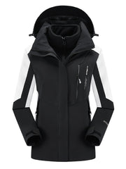 Women's 3 in 1 Outdoor Jacket Set - Windproof & Warm