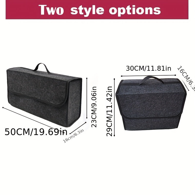 Wool Felt Car Trunk Organizer - Maximize Storage Capacity