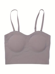 Comfy Solid Full Coverage Bralette, Women's Intimates