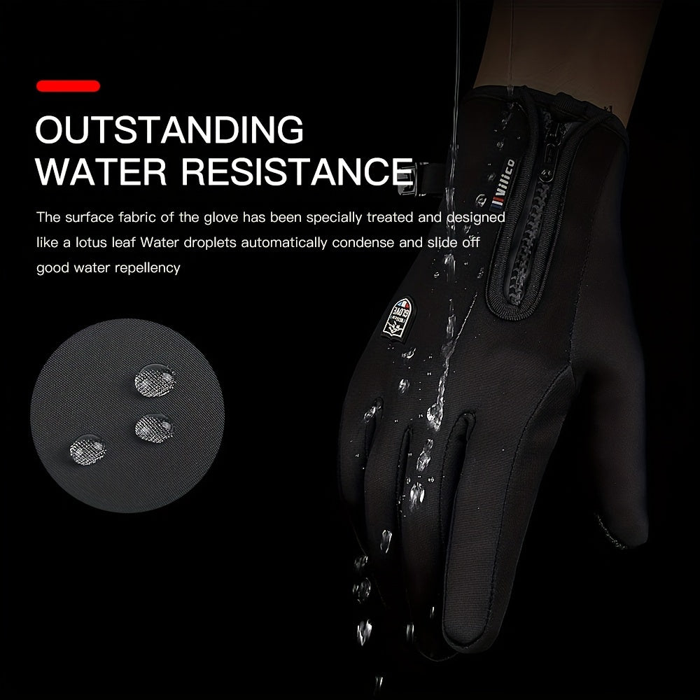 Coldproof Windproof Sports Gloves Cycling Skiing Winter Warm Gloves