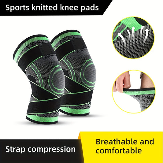 Compression Knee Pads for Basketball, Breathable Nylon Knitted