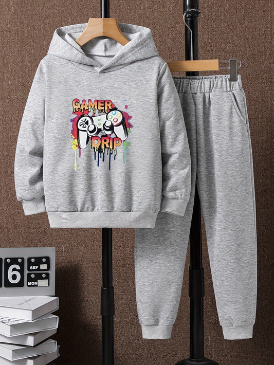 GAMER DRIP Boys Hoodie & Sweatpants Set