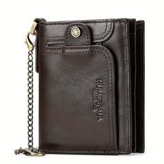 HUMERPAUL Leather Men's Wallet with Multi Function ID Credit Card Holder