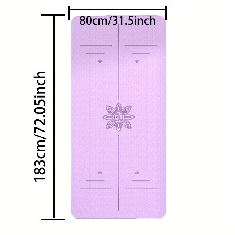 12MM Yoga Mat Non Slip Double Sided Exercise Fitness Mat