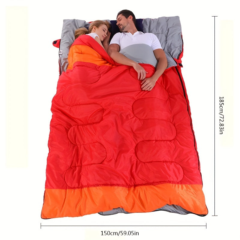 Portable Double Sleeping Bag for Outdoor Camping