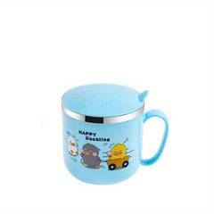 304 Stainless Steel Kids' Drinking Cup with Anti Fall and Measurement Scale